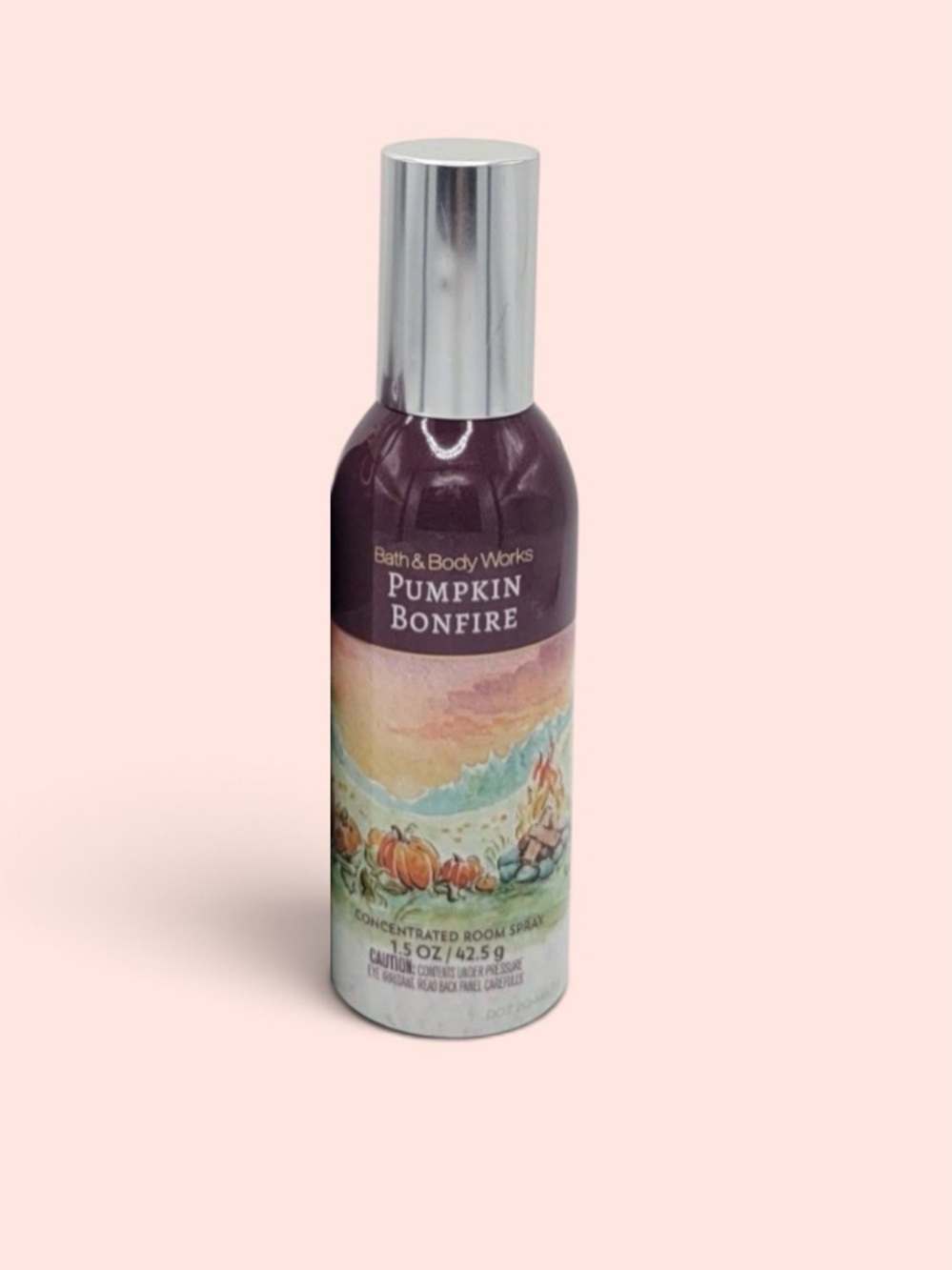 Bath & Body Works Pumpkin Bonfire Concentrated Room Spray 1.5 oz New